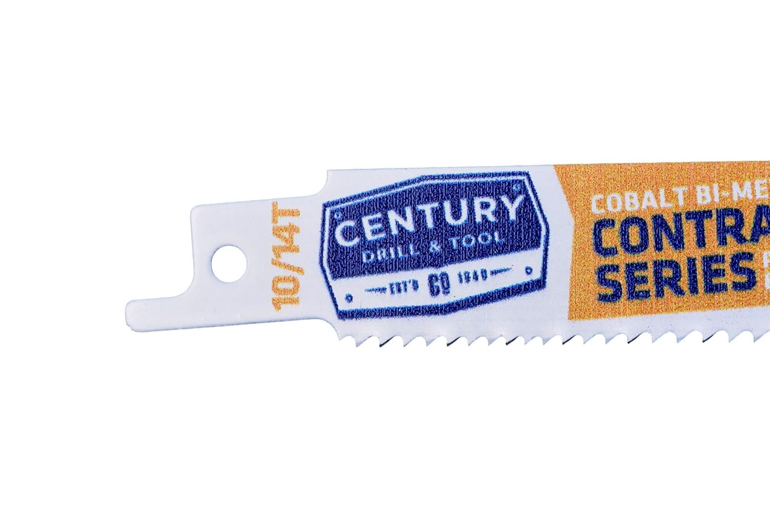 Century Drill & Tool 07711 6" Contractor Series Bi-Metal Reciprocating Saw Blade, 10/14T, 25 Pack