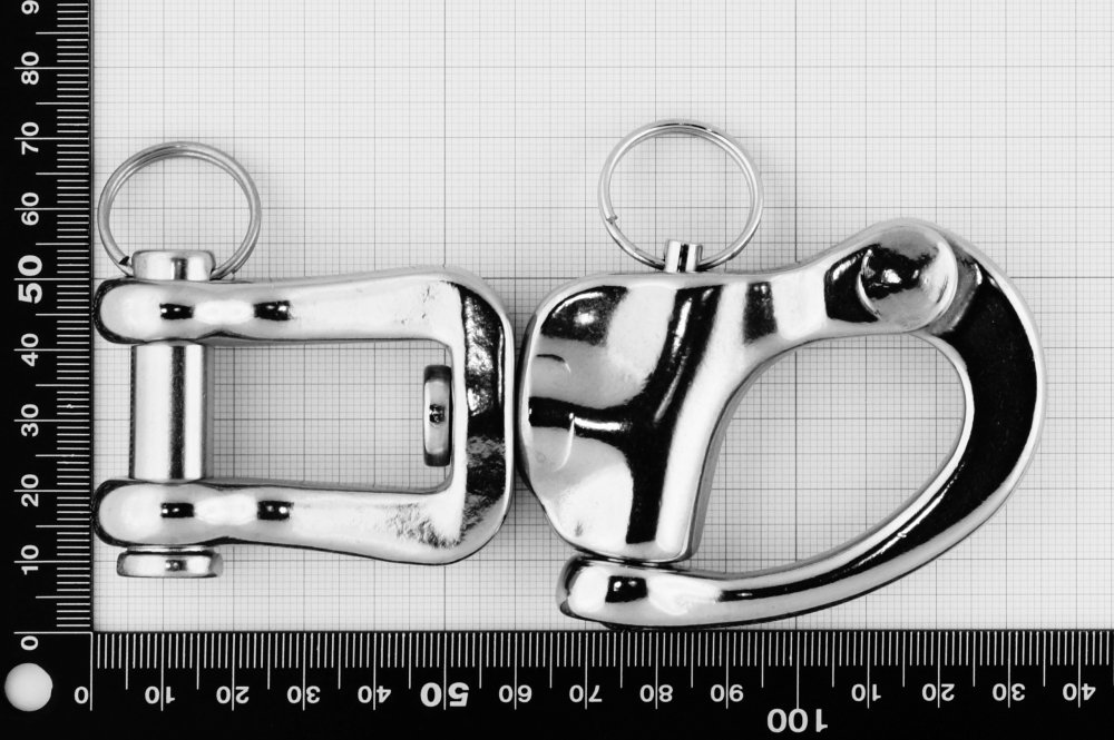 Keenso Boot Federschäkel Panikhaken Aus 316 Edelstahl – Schnelle Öffnung, 128mm, Hochbelastbar Für Segeln & Klettern