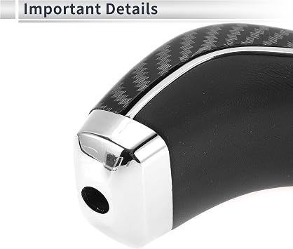 Automatic Gear Shift Knob for Toyota Mark x Reiz X120 2004-2009 Plastic Faux Leather Automotive Gearbox Stick Shift Lever Knob Black