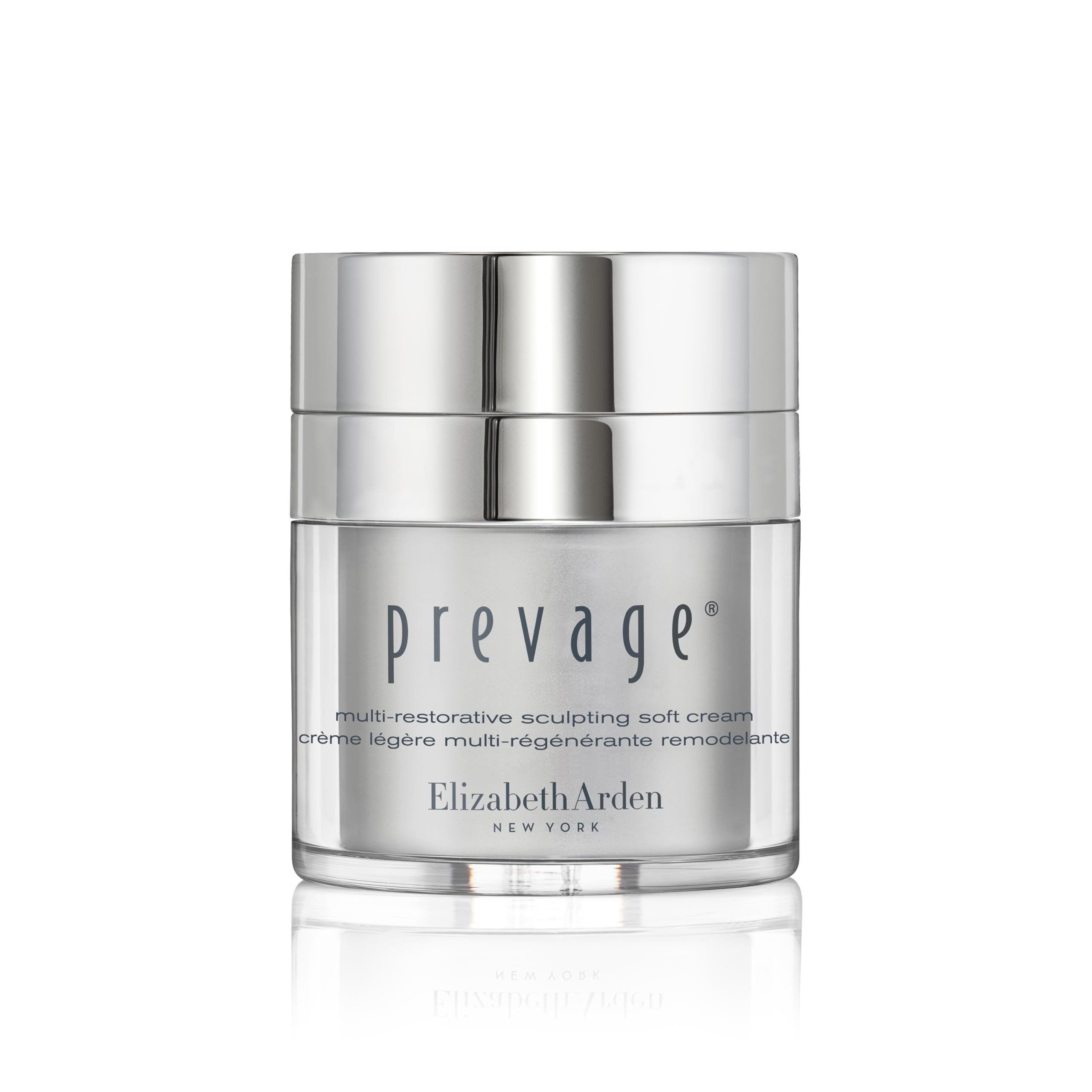 Elizabeth Arden PREVAGE Multi-Restorative Sculpting Soft Cream Firming Face Moisturizer with Idebenone, Carnosine and GraviLift Technology, 1.7 oz