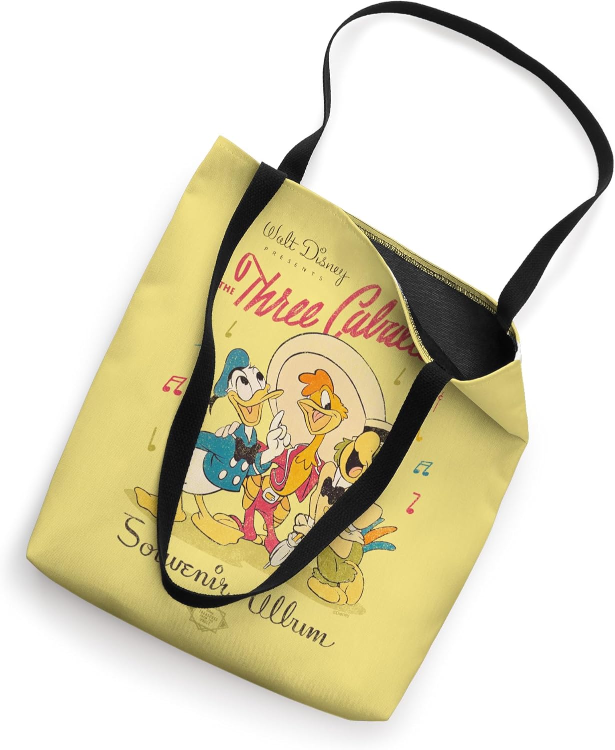 Disney The Three Caballeros Donald Duck Vintage Distressed Tote Bag