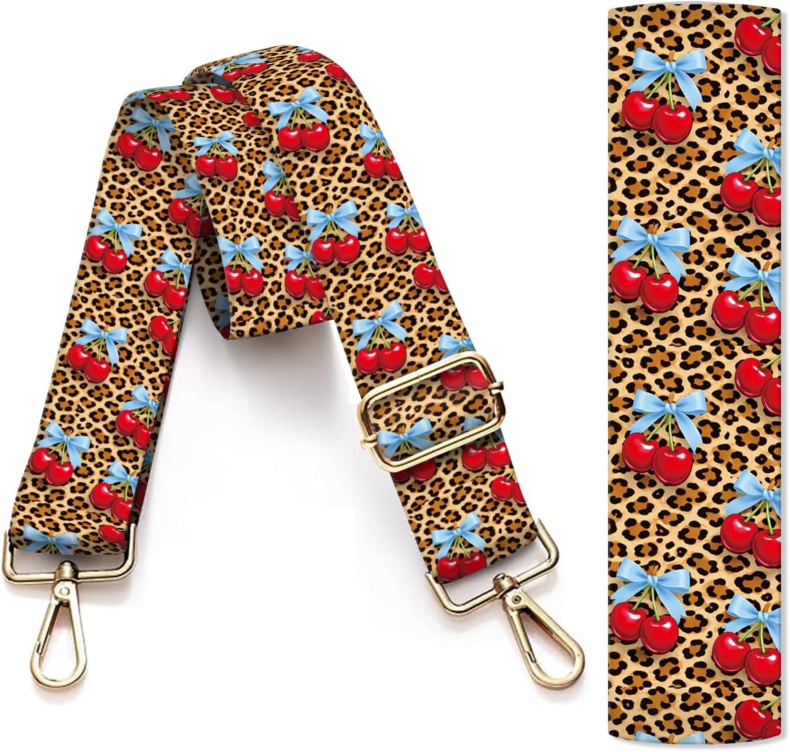 Purse Strap Replacement Crossbody, 3.8cm Wide Shoulder Strap Adjustable Replacement Belt Gold Buckle, Handbag Crossbody Bag Strap Luxury Black Skulls
