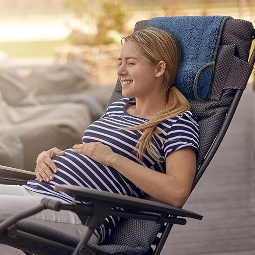 Miniatura 4 de Weysat Almohada para el cuello para sillón reclinable, almohada ajustable de felpa para el cuello, rollo de vellón antideslizante, almohada de apoyo