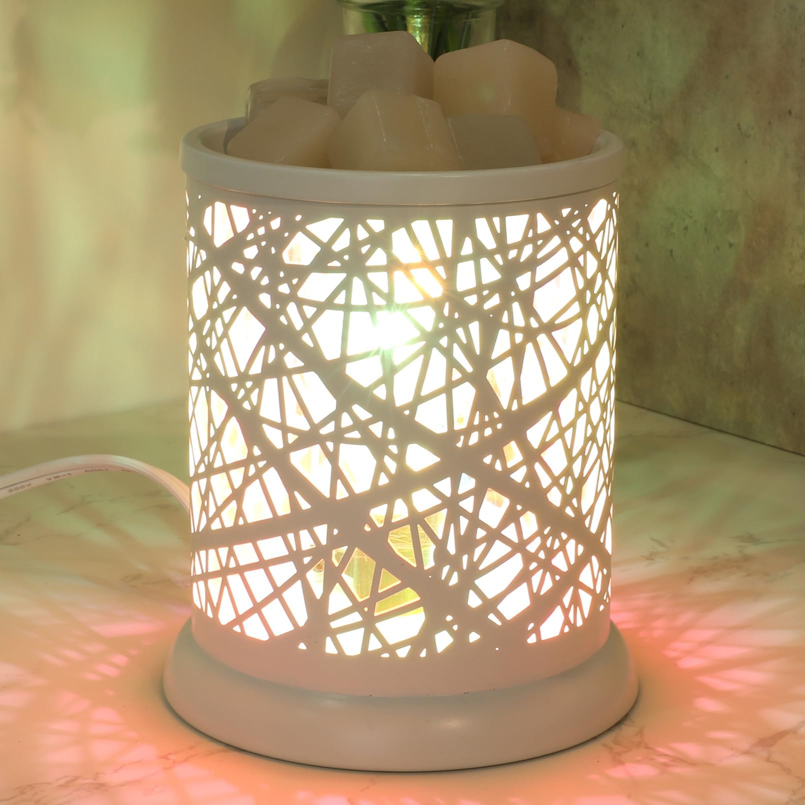 LnJPan Electric Wax Melt Warmer, Ceramic Candle Wax Warmer