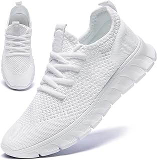 Running Shoes for Men Women Tennis Walking Sneakers Gym Slip On Casual Shoe | Breathable Upper丨Non Slip Outsole丨Lightweight Fabric丨Machine Washable丨Fashion丨Workout丨Casual