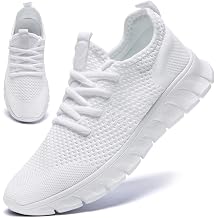 Running Shoes for Men Women Tennis Walking Sneakers Gym Slip On Casual Shoe | Breathable UpperNon Slip OutsoleLightweight FabricMachine WashableFashionWorkoutCasual
