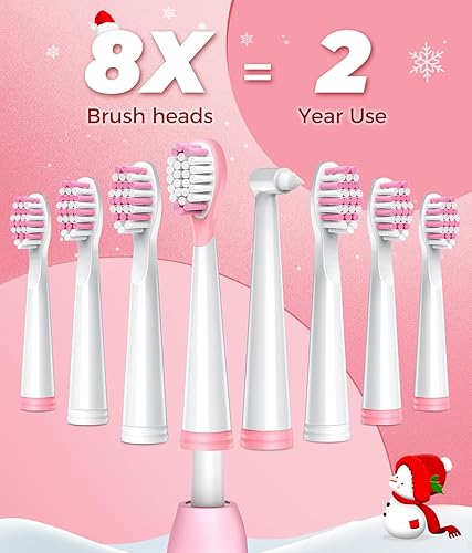 Miniatura 4 de Sonic - Cepillo de dientes eléctrico para adultos, cepillo de dientes eléctrico eléctrico eléctrico con 8 cabezales de cepillo, estuche de viaje,