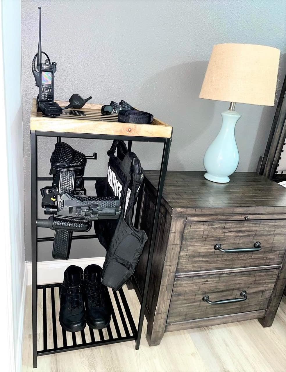 Plate carrier and helmet hanger