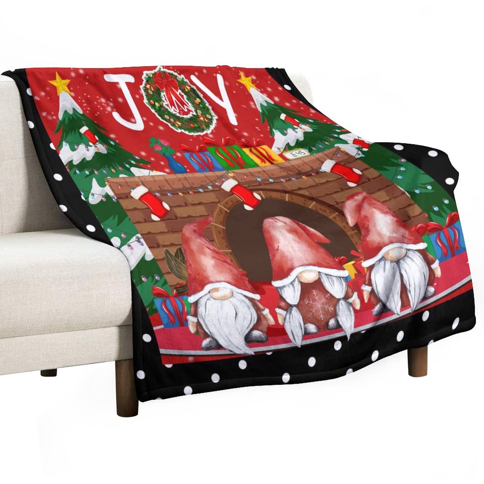 Couverture de Noël chaude contre les frissons d'hiver plaid douillet pour enfants
