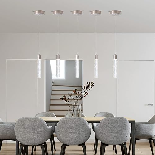 Miniatura 5 de Iluminación colgante de 3 luces para isla de cocina, interruptor de dosel, luz colgante de color chaneagle, 3000K, 4000K, 6000K, iluminación