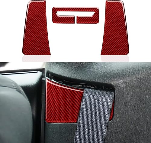 Vista 25 de Para Dodoge Challenger 2015 2016 2017 2018 2019 2020 2021 2022 2023 Accesorios Car Cup Holder Decor Calcomanías Calcomanías de fibra de carbono