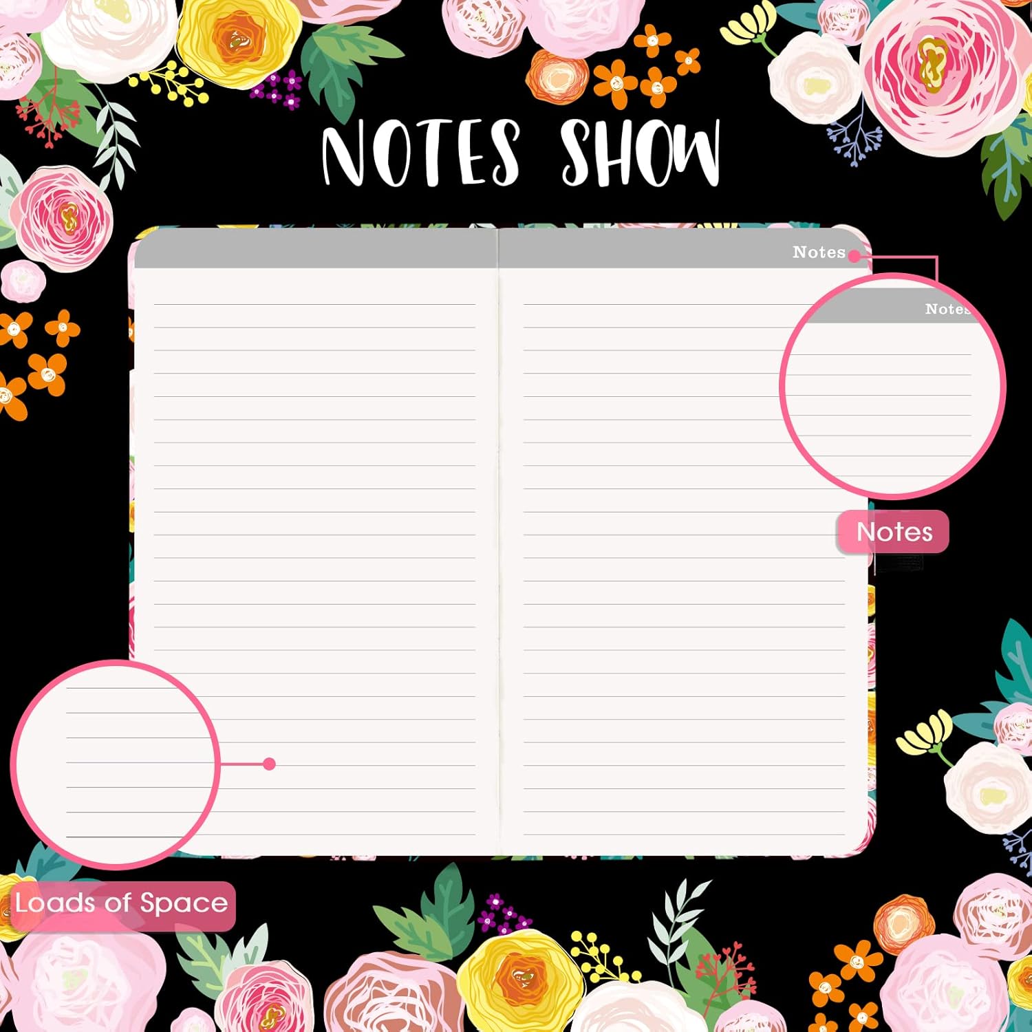 2022-2024 Pocket Planner/Calendar - 36 Months Monthly Pocket Planner from Jan. 2022 - Dec. 2024, 6.3''×3.8'', Agenda Planner, Organizer, Pen Loop, Pocket, Book Markers, Flora Hardcover, Thick Paper : Office Products