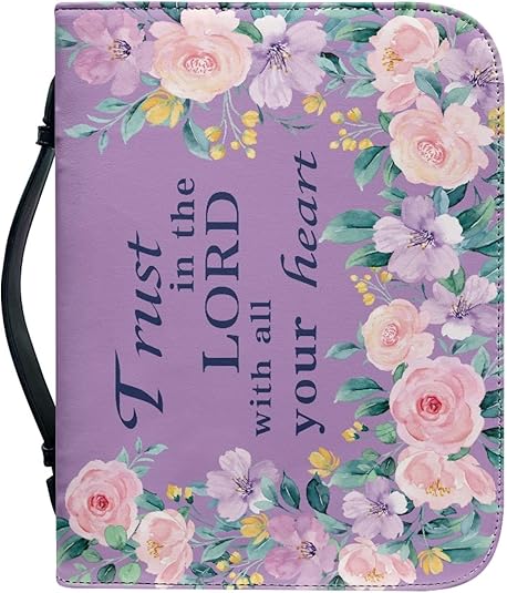 Dajingkj Bijbelhoes met ritssluiting, grote lederen bijbelhoes voor persoonlijke spullen, voor dames en heren, tas voor bijbelboek, kerk, bruin met kruis, M Dajingkj Bijbelhoes met ritssluiting, grote lederen bijbelhoes voor persoonlijke spullen, voor dames en heren, tas voor bijbelboek, kerk, bruin met kruis, M