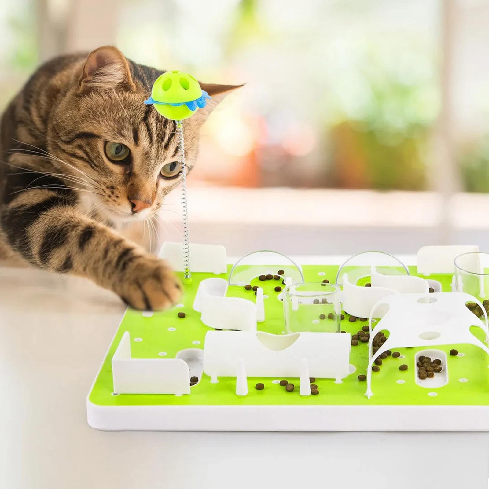 Comedero Interactivo para Gatos, Juguete de Estimulación