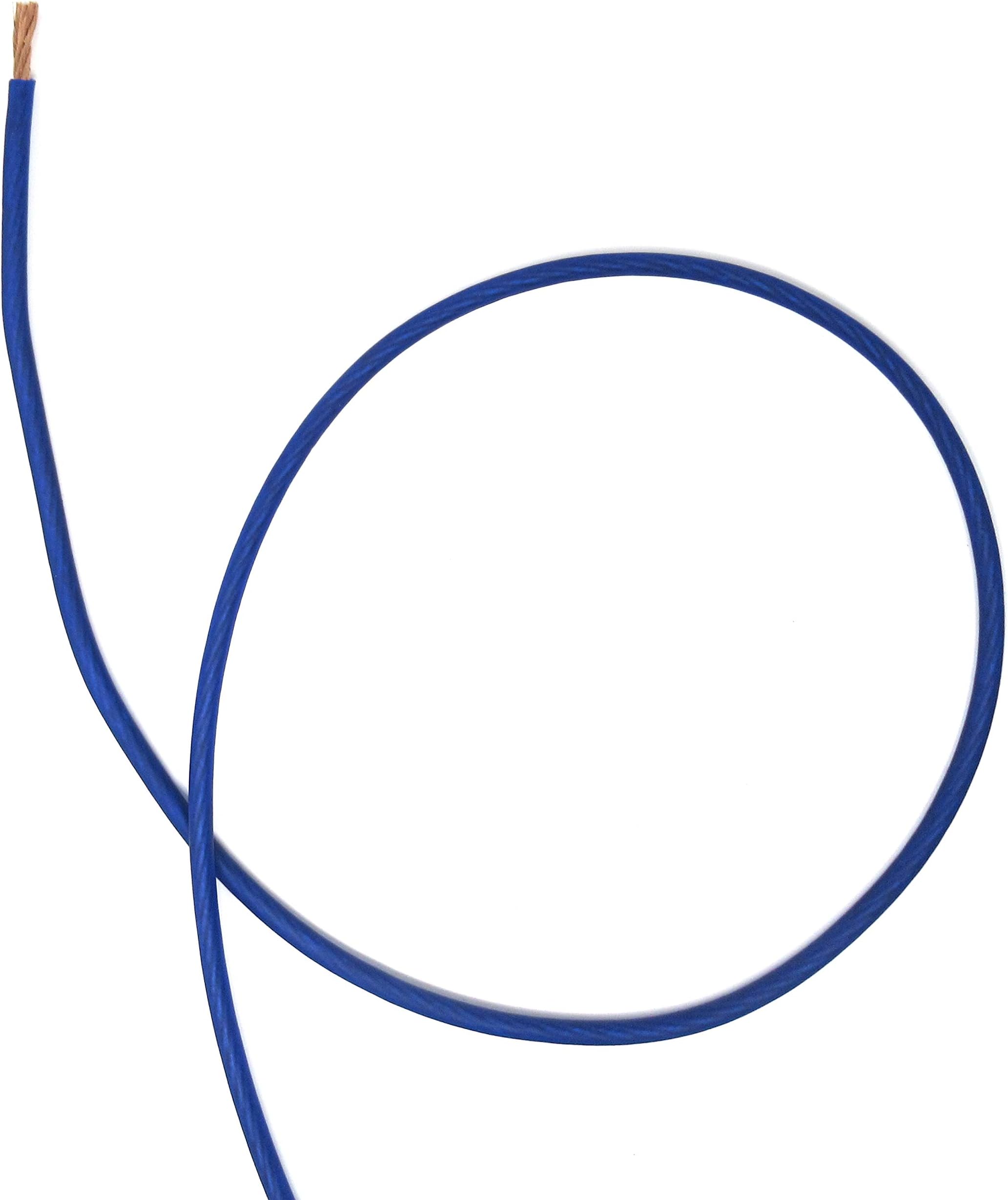 100 ft 18 Gauge AWG Primary/Remote Wire Blue Sky High Car Audio Lead Ga Feet