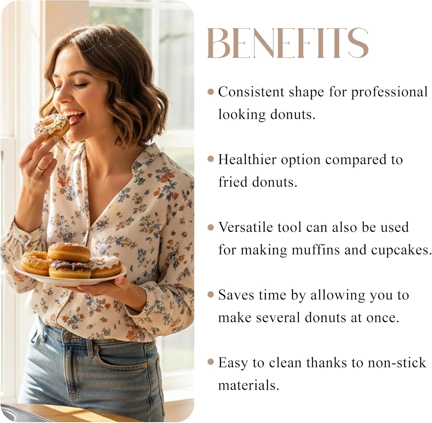 Premiere Donut Pan for Baking | Nonsti ” Doughnut Pan