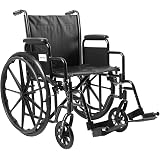 McKesson+Wheelchair%2C+Swing+Away+Foot+Leg+Rest%2C+Desk+Length+Arms%2C+20+in+Seat%2C+300+lbs+Weight+Capacity%2C+1+Count