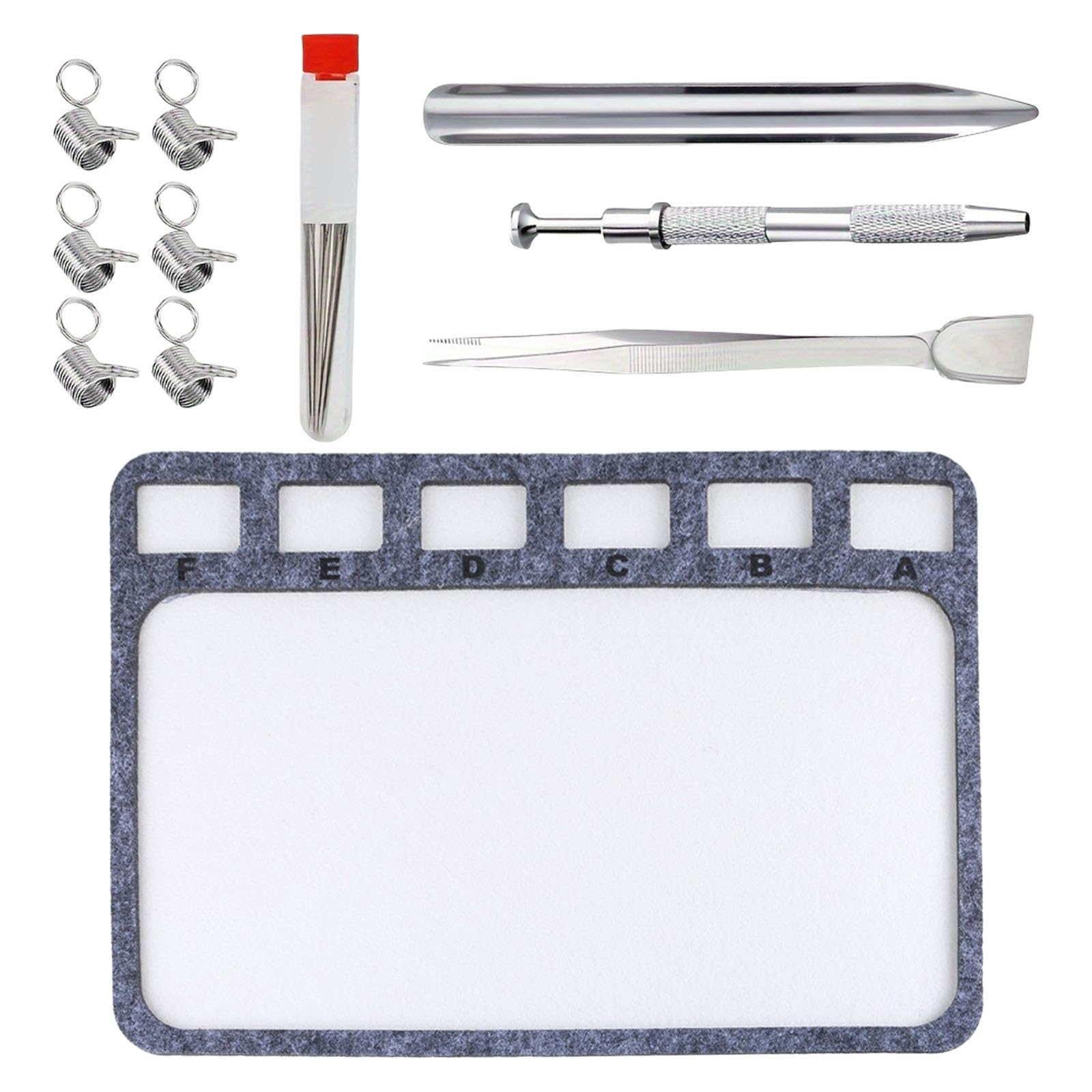 NEWFT Fashionable Beading Tray Boards 11 Pack Sturdy Felt Materials Bead Designs Boards for Jewelry Crafting Home Decoration