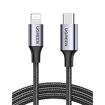 UGREEN Cavo USB C a Lightning, (MFi Certificato) Type-C Ricarica Rapida PD 18W Compatibile con iPhone 14, 13, 12, 11, PRO Max, XR, SE 2022, iPad Pro 2019, 2018 (1M)