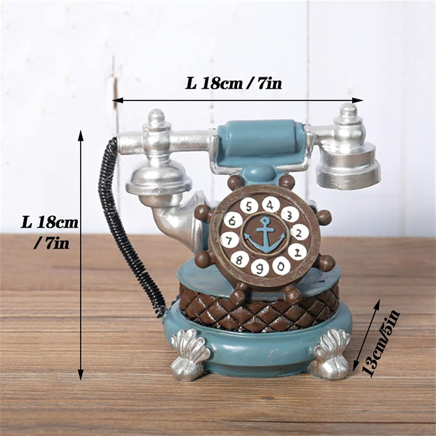 Decorative Telephones Retro Telephone, Old Fashioned Telephone Landline, Classical Desk Telephone for Office Decoration Gift, for Hotel,Coffee Shop,Office,Home