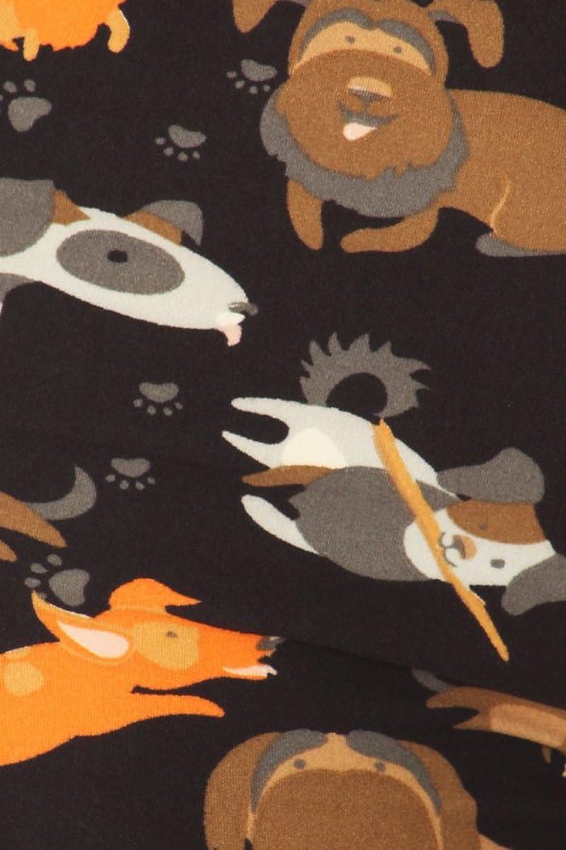 Leggings Depot Women's High Waisted Skull & Halloween Print Leggings image 5