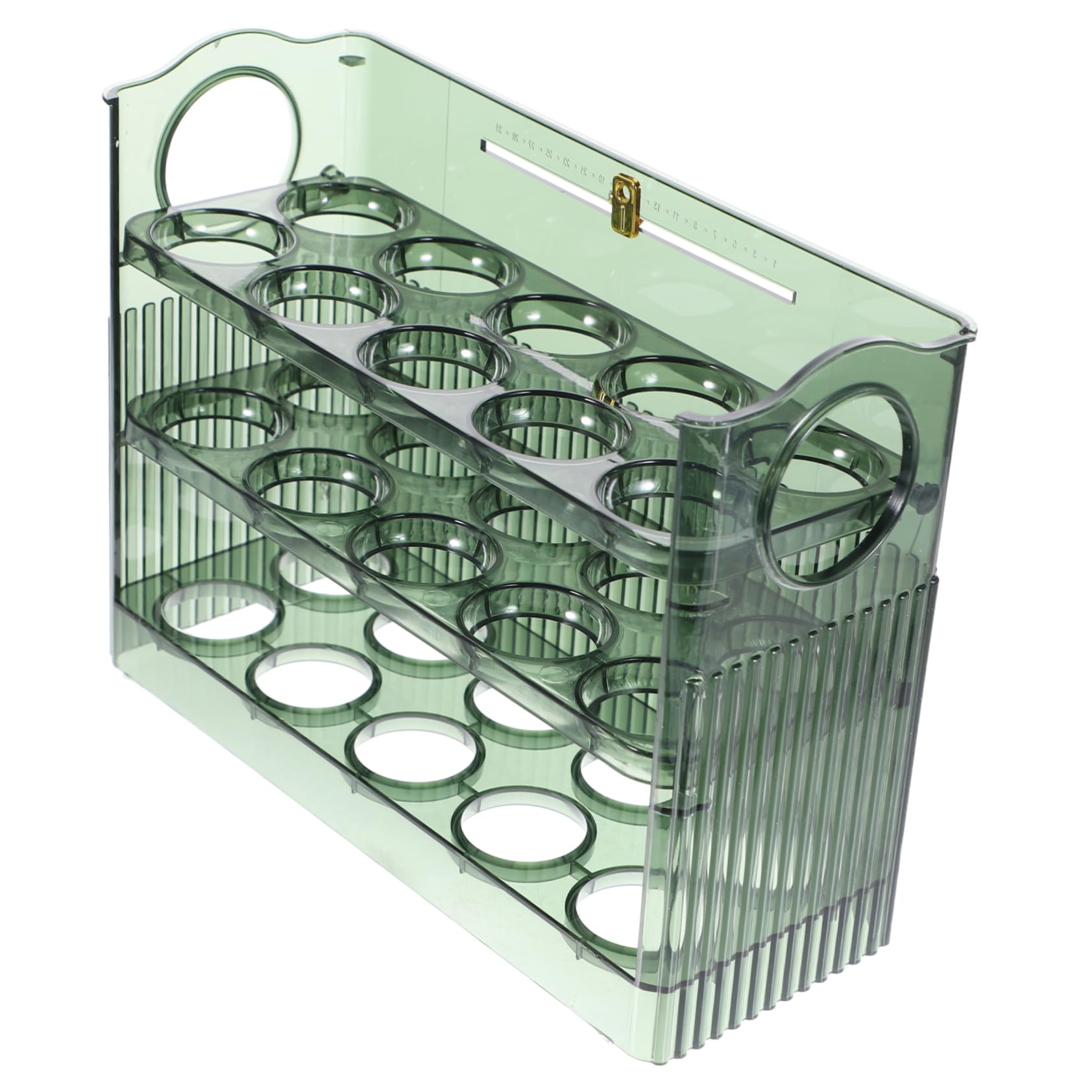 OUNONA Contenedor de Rejilla para Refrigerador Soporte de Fácil Acceso Organizador de Cocina Plástico Apto para Lavavajillas