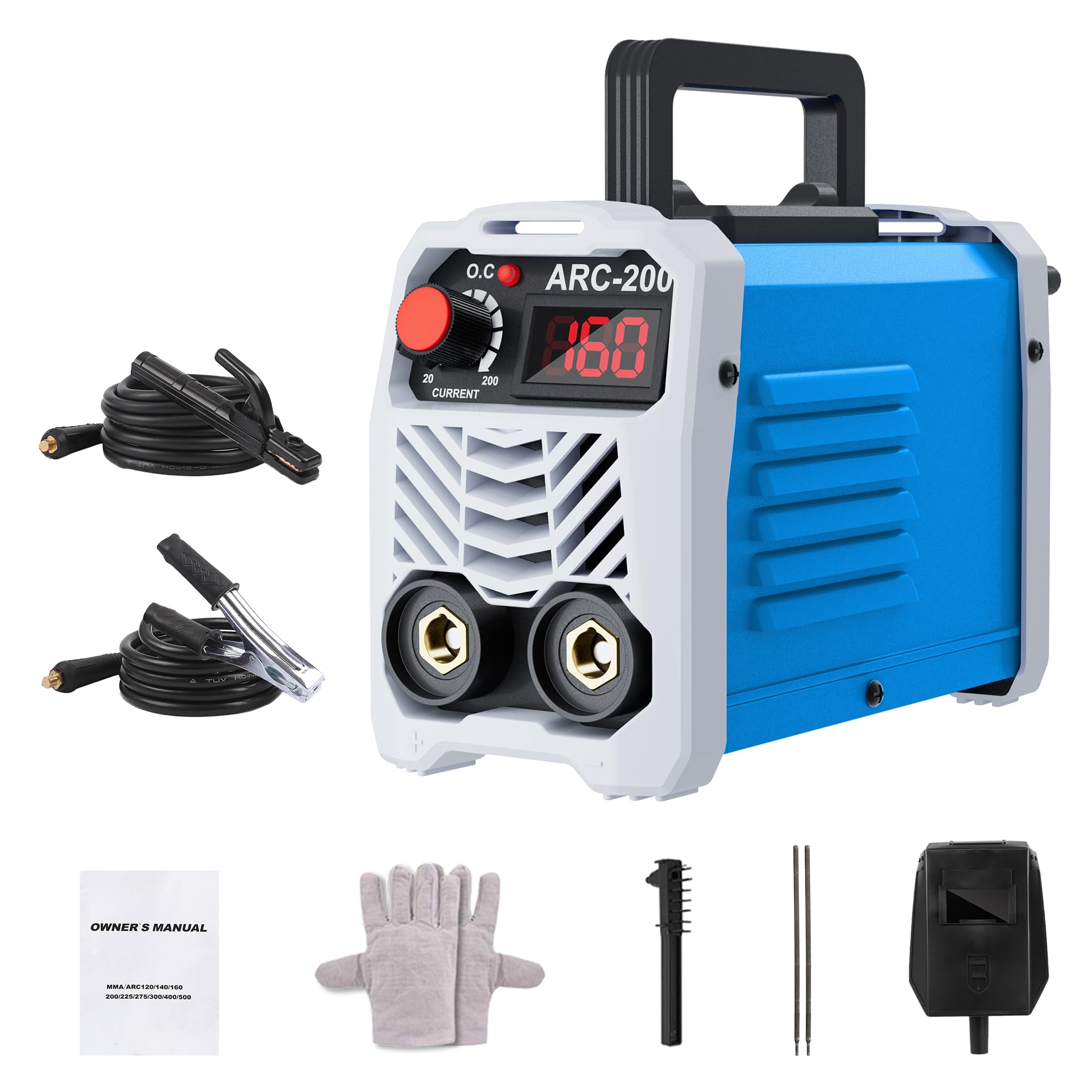 ARC Stick Welder Machine 110V,Mini Portable Welding Machine,200A IGBT Inverter Welder Machine For Beginners,With Safe Protection,Hot Start,Anti-Stick,