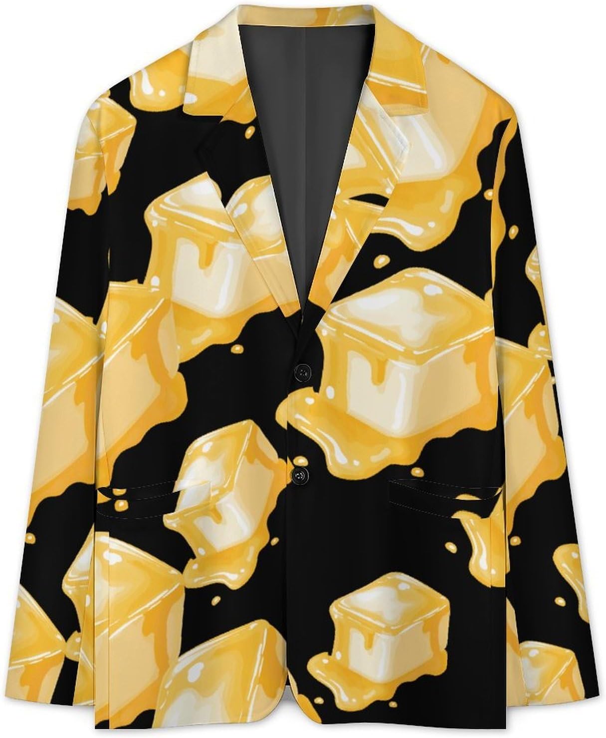 Melting Butter Mens Blazer Two Button Lightweight Sport Coats Suit Business Jacket