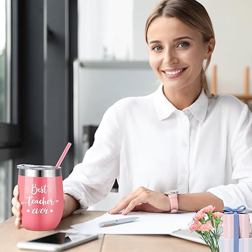 Miniatura 6 de Cunhill Juego de 2 tazas de regalo de agradecimiento para mujeres, taza de café, recuerdo y decoración de graduación de pisapapeles (mejor estilo de