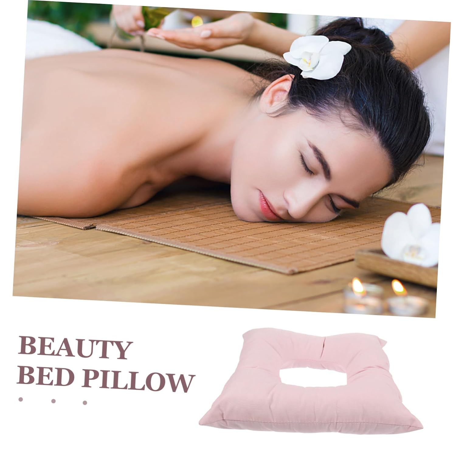 Baluue Professional Beauty Salon Headrest Pillow Massage Bed Face Pillow Soft Cotton