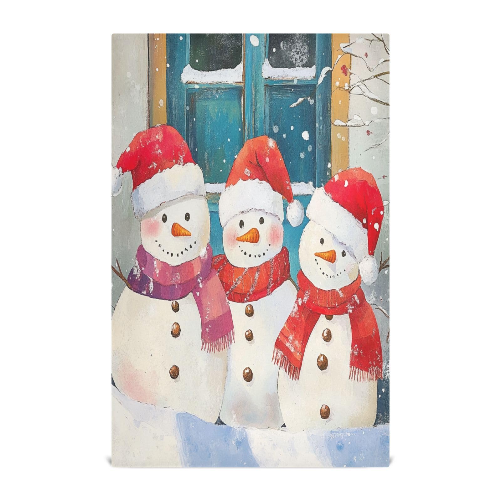 Juego de paños de cocina de microfibra absorbentes con diseños de Navidad