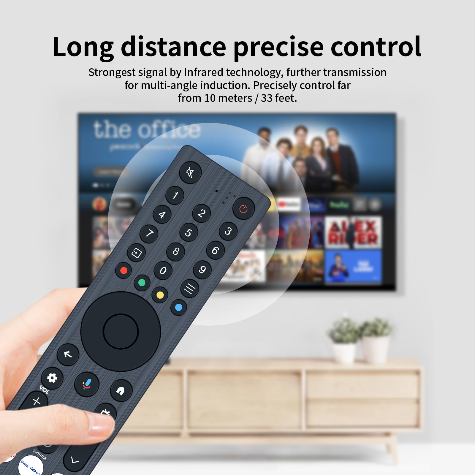 Mới Chính Hãng RC813 FMBA Dành Cho TCL Bluetooth Voice TV Điều Khiển Từ