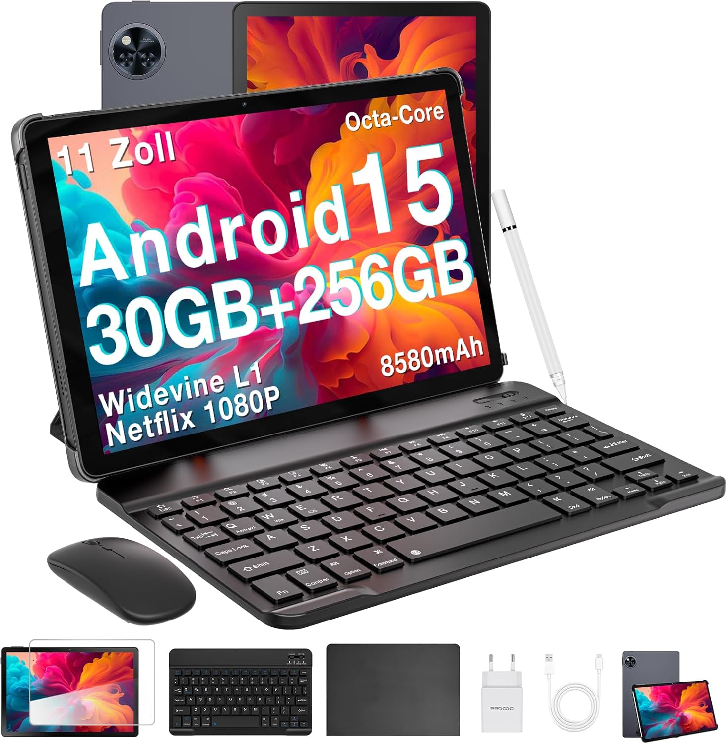 Android 16 Tablet Pro Android 15 Tablet 11 Inch 30GB+256GB