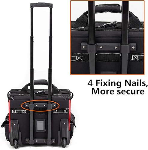 Miniatura 7 de Display4top Bolsa de herramientas con ruedas de 18" con asa