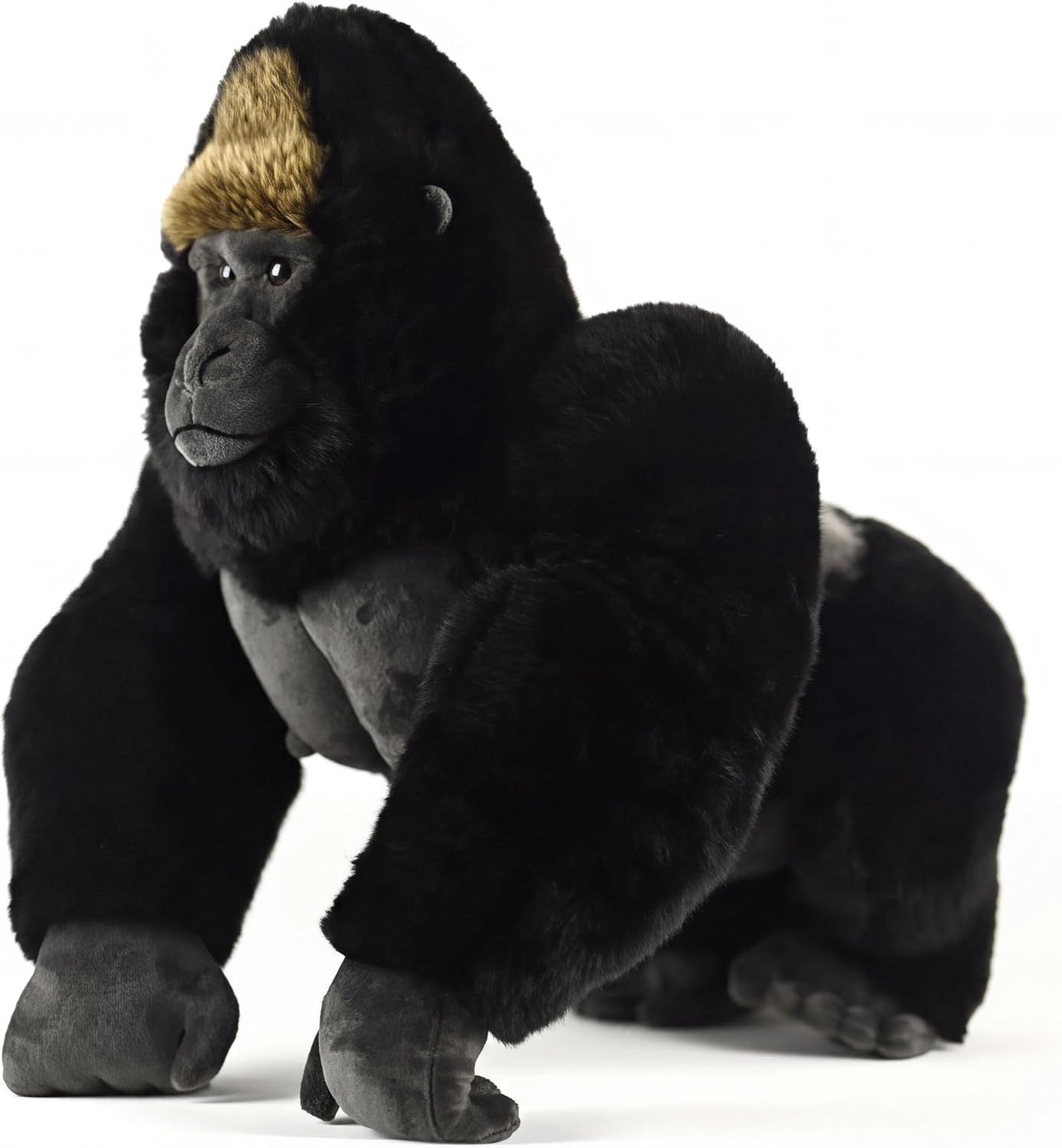 Silverback Gorilla Stuffed Animal Plush Toy - 15" Lifelike Realistic Design with Ultra-Soft Premium Textures