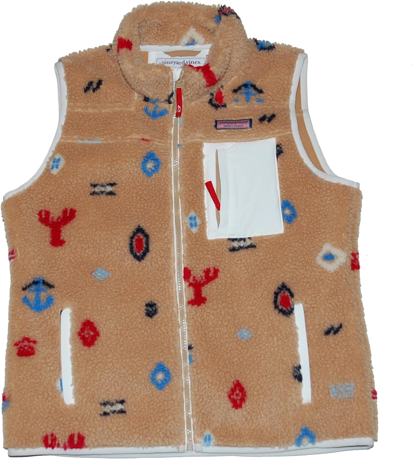 vineyard vines Girl Printed Supershep Vest XL 16