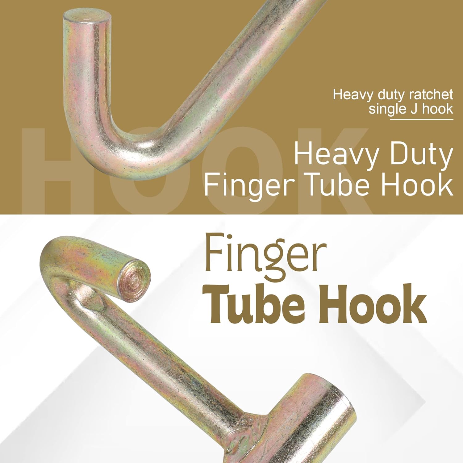 J Finger Hook for 2" Ratchet Strap Tie Down Tow Truck Race Car Hauler Trailer-8PACK