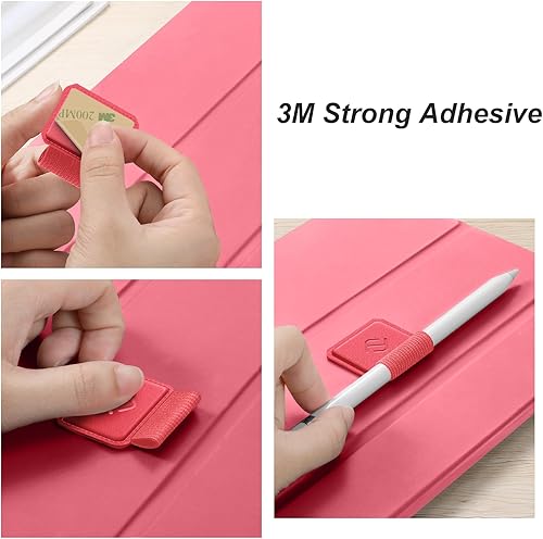 Miniatura 3 de Fintie Paquete de 4 soportes para lápiz para Apple Pencil Pro, Apple Pencil (USB-C  12 generación) y lápices capacitivos, funda elástica de piel