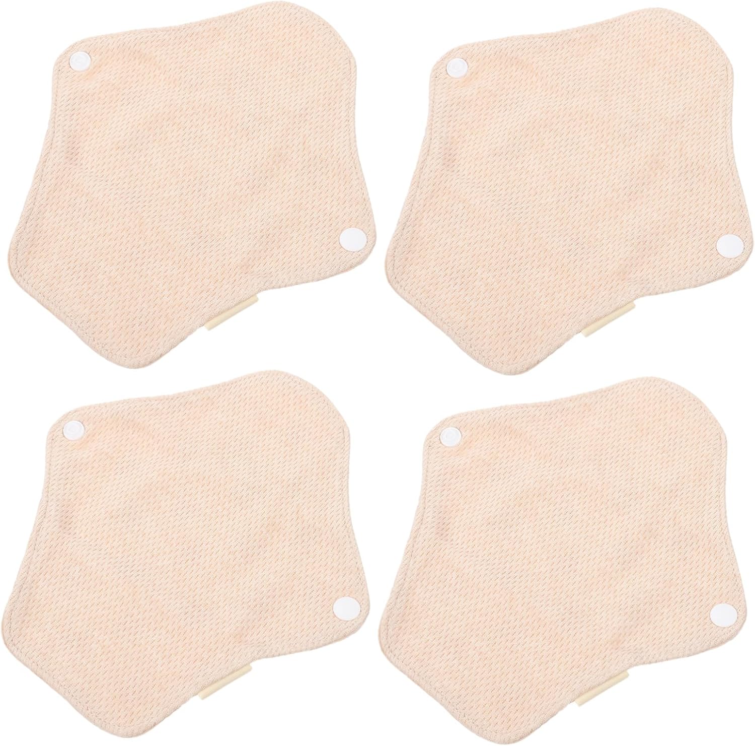 4PCS Washable Sanitary Napkin Pads Reusable Women Menstrual Nursing Pads Lightweight Travel Friendly Feminine Hygiene Essentials