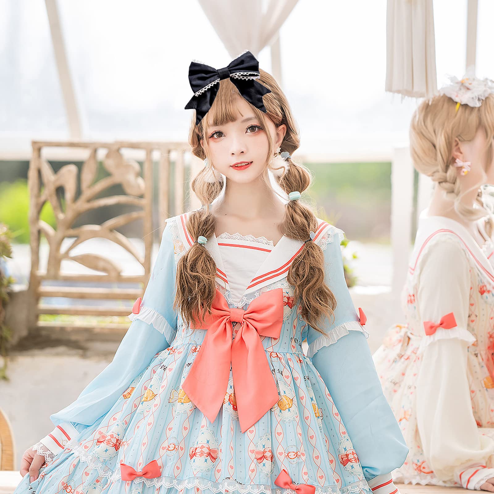 Amazon.com: Suxgumoe Bow Headbands, Lolita Hair Band Bow Tie Head
