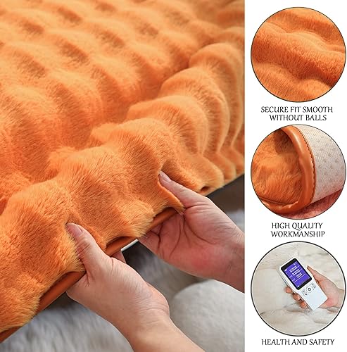 Miniatura 7 de AWAV Funda para sofá de esquina de 3214 plazas, cojín grueso de felpa de conejo, funda de sofá antideslizante, funda de sofá en forma de L,