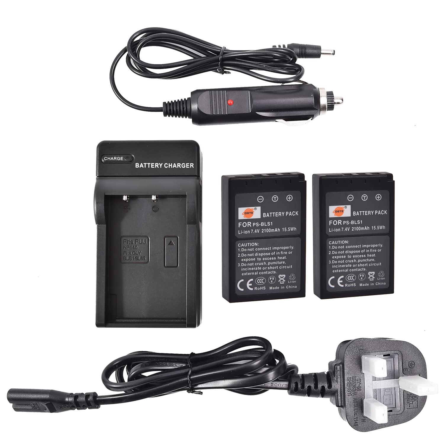 Batterie BLS-1 DSTE rechargeable et chargeur DC84U pour Olympus E-420 E-PL1 E-P1 - 8