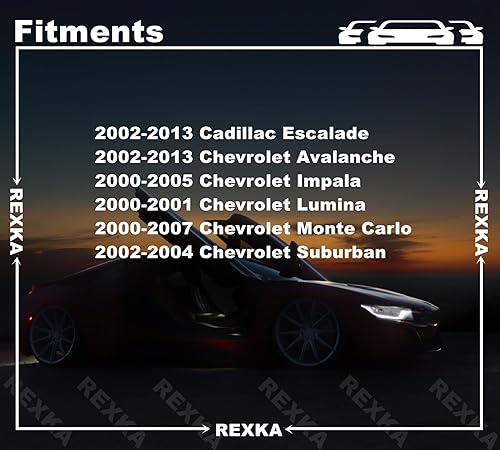 Miniatura 4 de Rexka 40 clips de moldeo de panel basculante para GM 11518357 Chevrolet Avalanche Impala Lumina Monte Carlo Suburban Cadillac Escalade