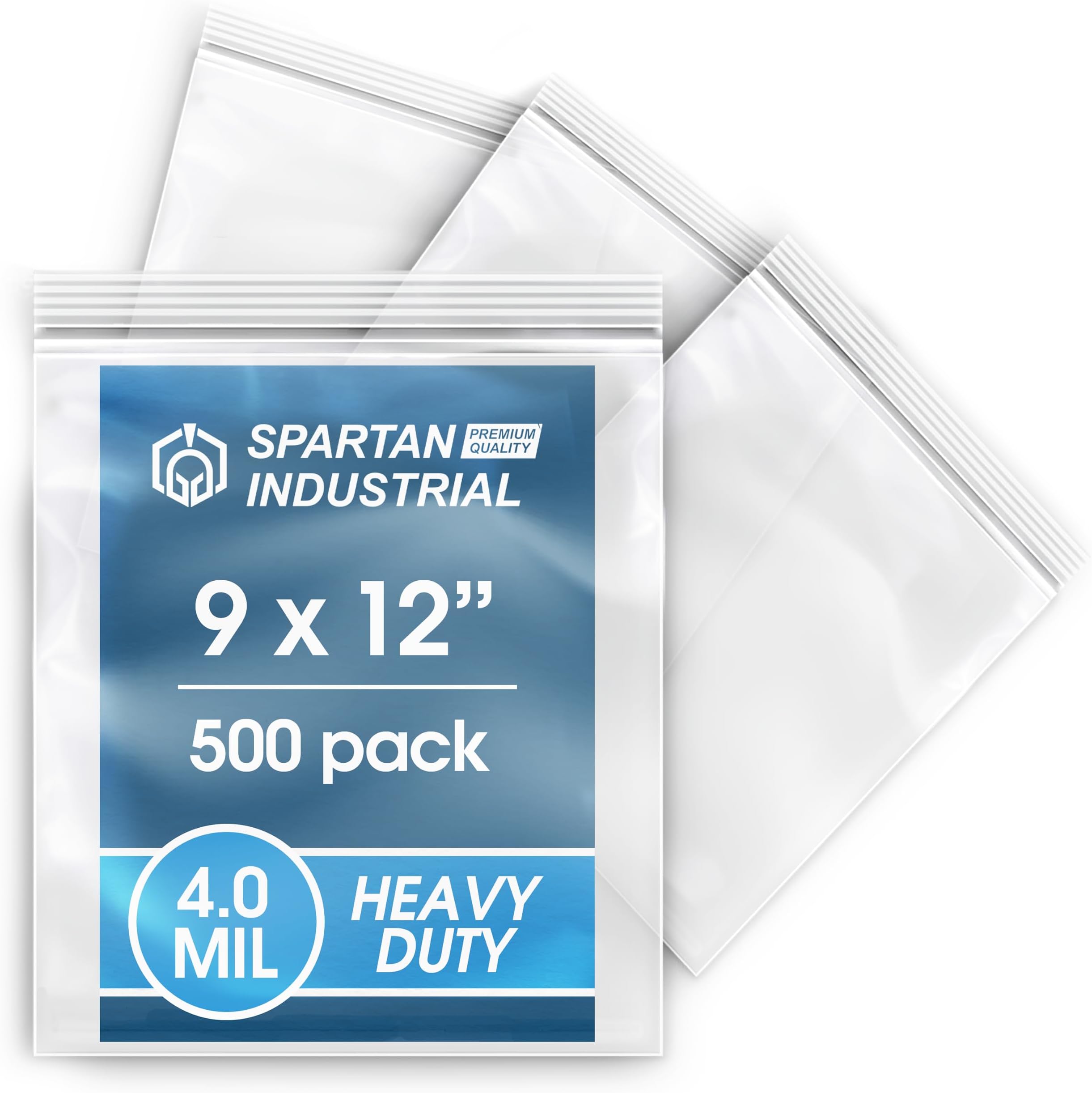Levex - 6" X 9" (100 Count) 4 Mil Heavy Duty, Strong & Durable Clear Reclosable Zip Plastic Poly Bags With Resealable Lock Seal Zipper For Travel, Storage, Packaging & Shipping - View #8