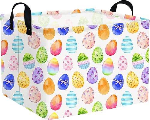 Miniatura 84 de FXOLCSHE - Cesta rectangular de animales, cesta de almacenamiento impermeable para recámara, cesta de guardería, cesta de almacenamiento para