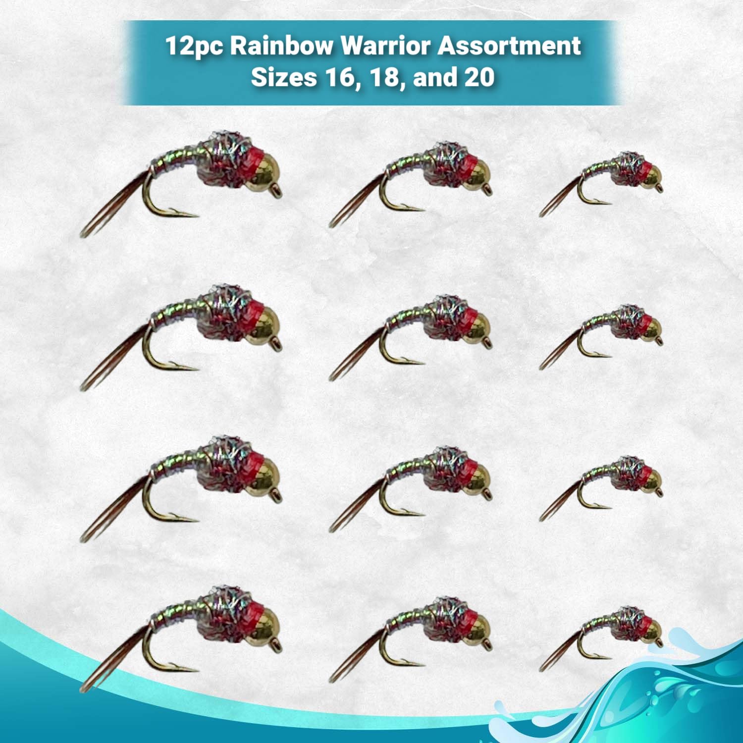 Crazy Charlie Saltwater Fly Fishing Flies - Choose from White, Pink, Crystal, Tan & Chartreuse - Hand Tied on Mustad Signature Duratin Fly Hooks Sizes #2, #4 & #6 (6ct Crystal Hook #6)