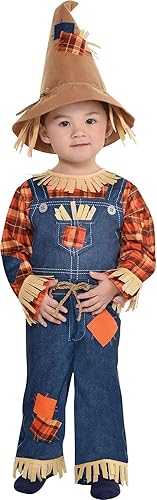 Miniatura 2 de Kit de disfraz de espantapájaros pequeño, bebé de 6 a 12 meses, multicolor, 1 juego