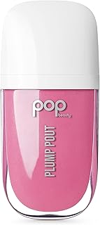POP Beauty PLUMP POUT | FUSCHSIA FREESIA - Plumping Lip Oil and Hydrating Lip Gloss | Long Lasting Nourishing Lip Glow Oil, Non-Sticky