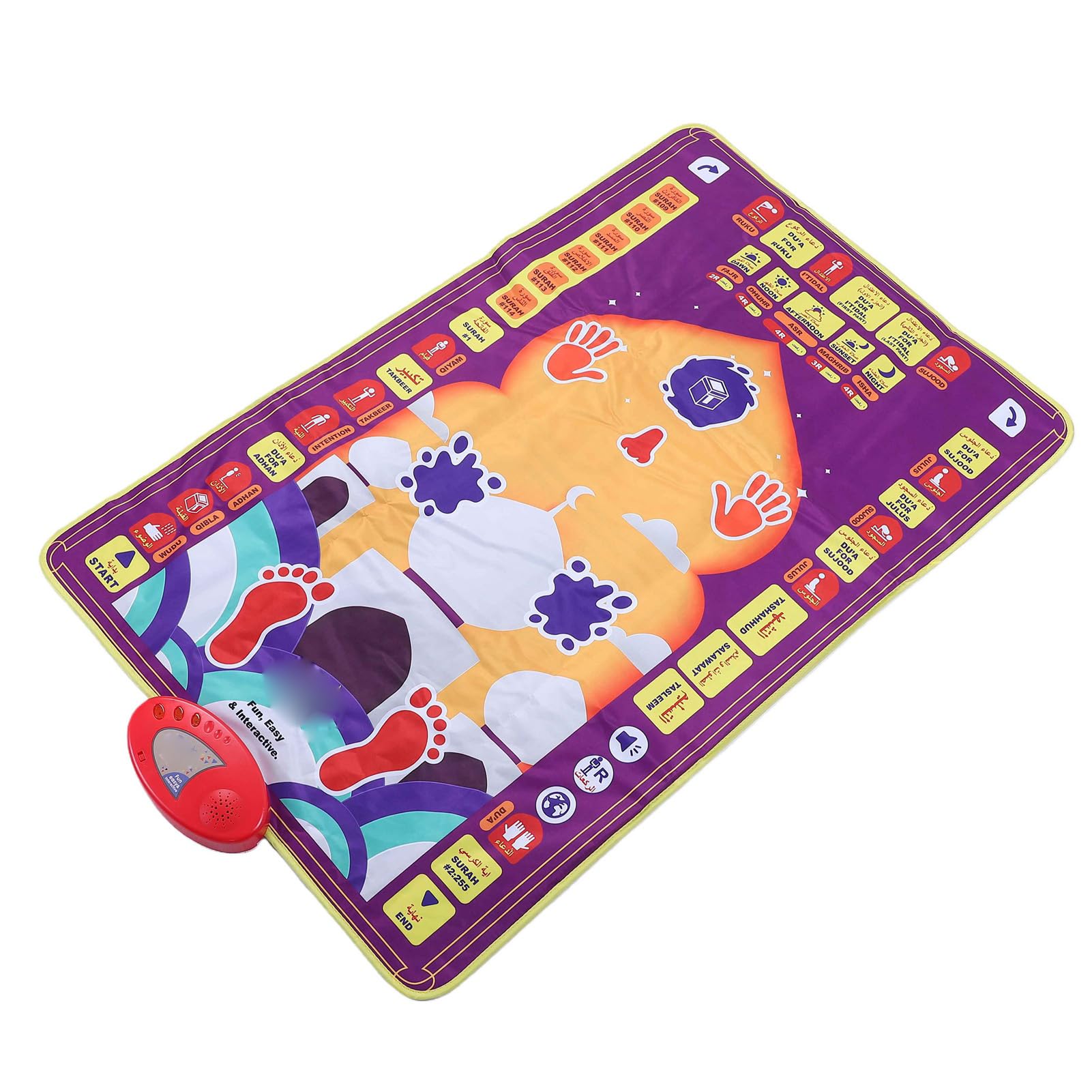 Tapis éducatif enfants Jiawu interactif multilingue pour éveil