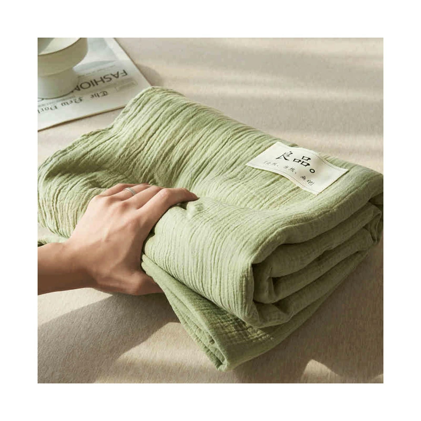 Drap plat en gaze de coton contre la transpiration nocturne lit 160x230